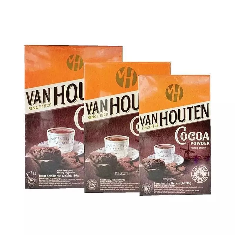 

VAN HOUTEN 80gr / 90gr - Cocoa Powder - Coklat Bubuk