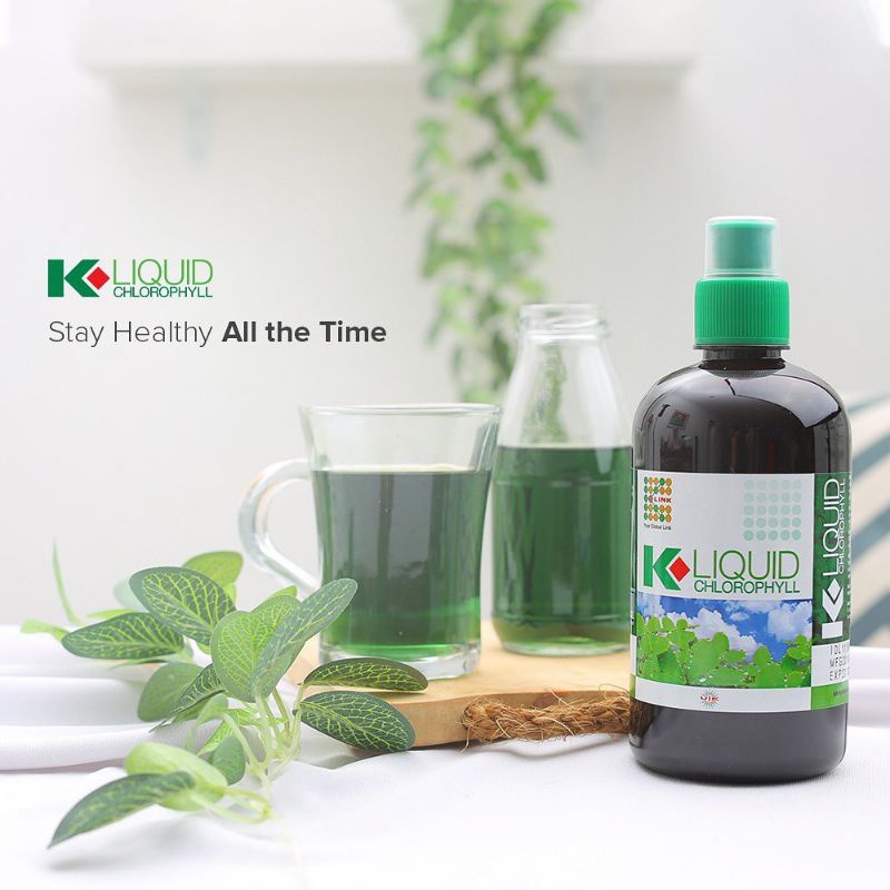 

K-Liquid Chlorophyll minuman herbal kesehatan untuk tubuh kita.