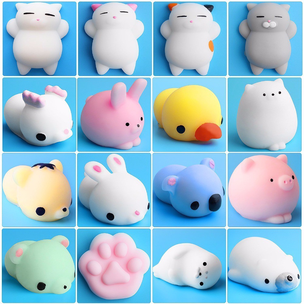 1/5/10pcs Cute Kawaii Soft Squishy 