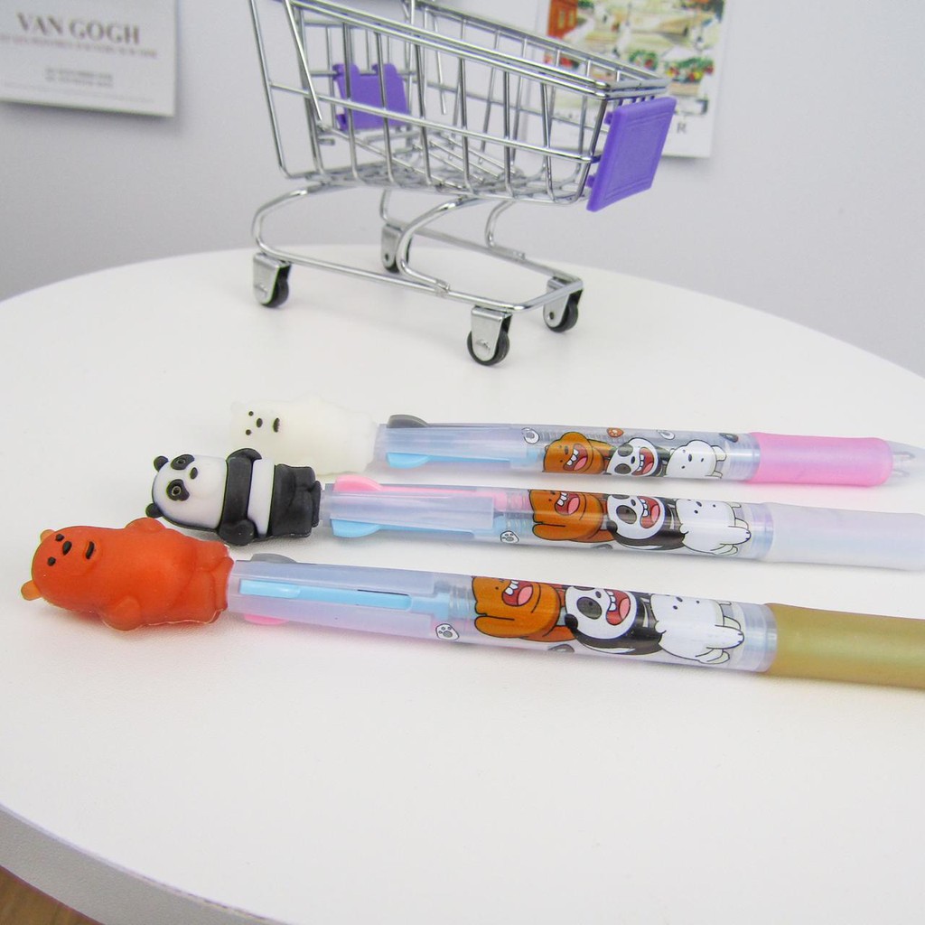 

PULPEN CETEK WE BARE BEAR WBB PEN GRIZZLY PANDA ICE BEAR MEKANIK PENA LUCU UNIK READY STOCK