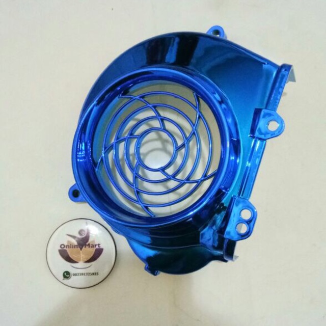 Cover tutup biru kipas beat karbu/ beat lama vario 110 blue