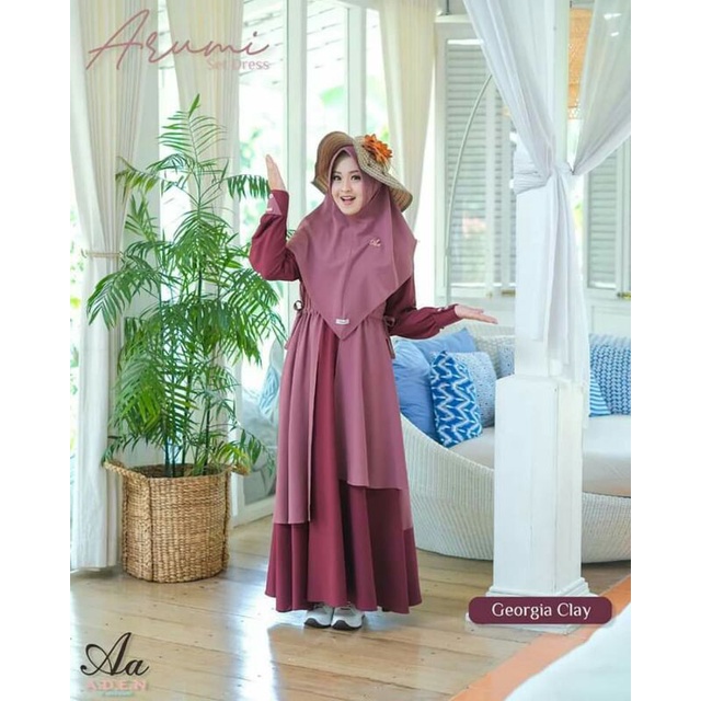 COD GAMIS/DRESS ARUMI by ADEN READY 100%ORI