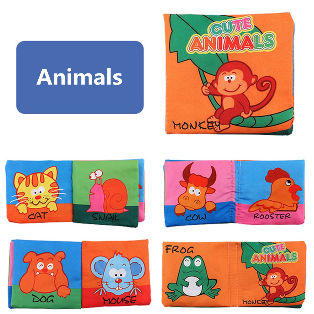 BEVAVAR Buku bantal bayi/ Buku bayi / soft book buku kain/Cloth book bayi online shop