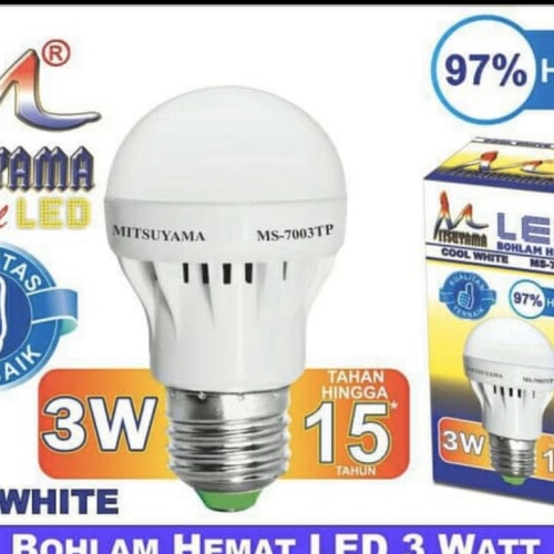 Lampu Mini LED 3 Watt MS-7007 / Lampu LED / Lampu LED Mitsuyama 3 Watt MS 7007