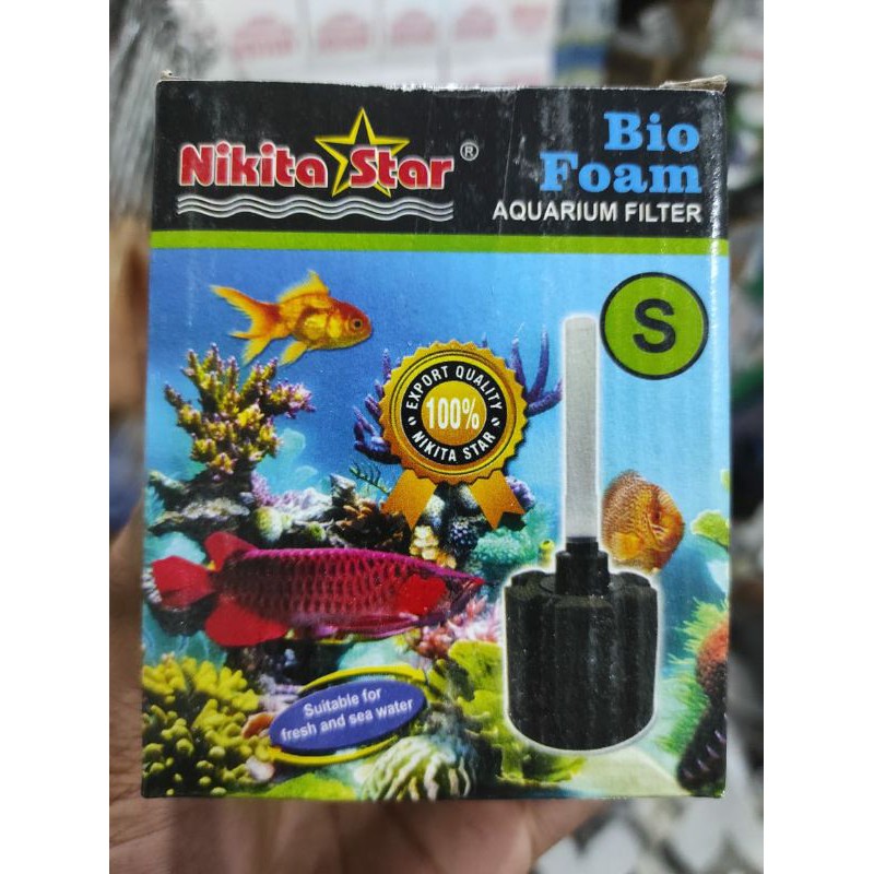 Bio Foam Size S / Busa filter aquarium / Penyaring filter aquarium