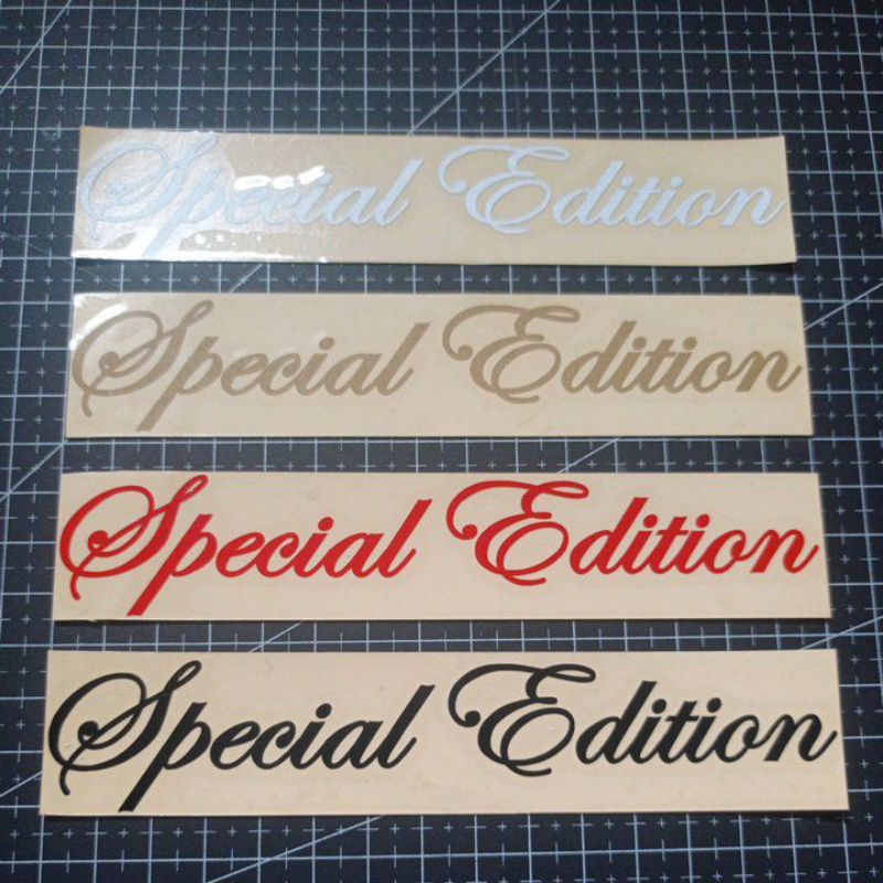 Sticker special edition cutting