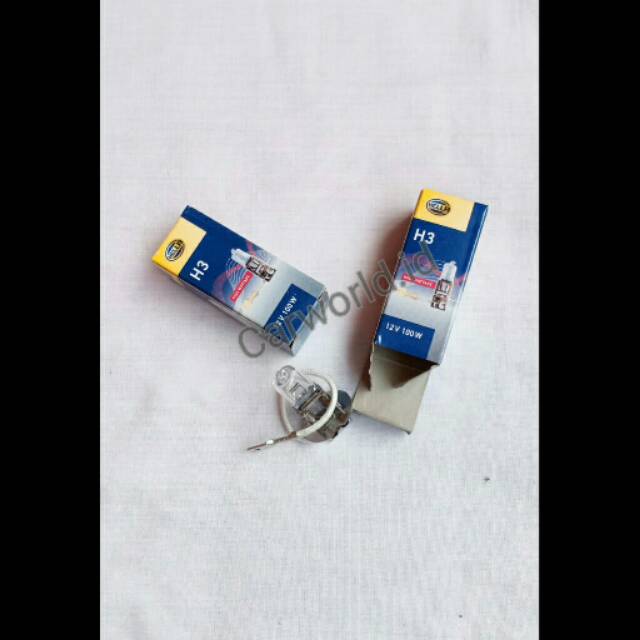 Bohlam Lampu H3 12V 100W Hella