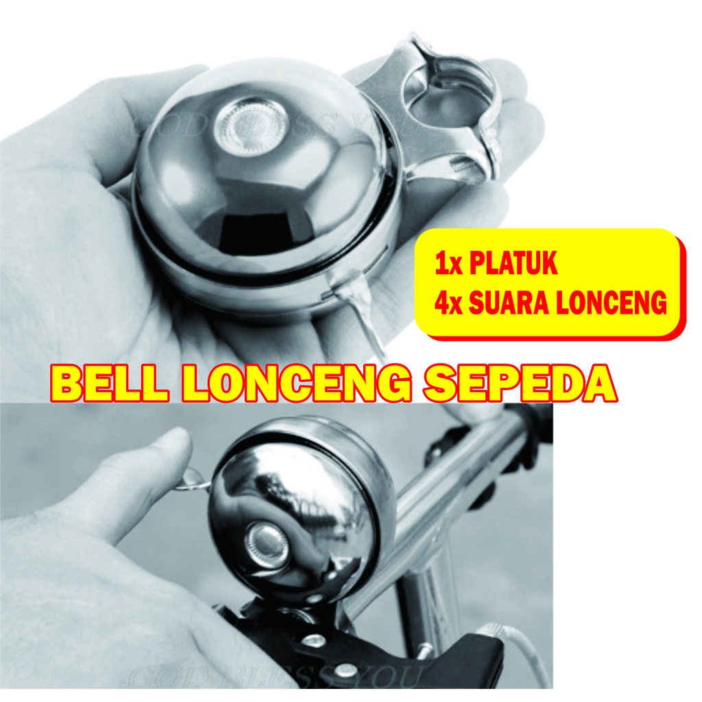 BELL Bel Lonceng Tlakson Sepeda Klasik Ontel Vintage Commuter