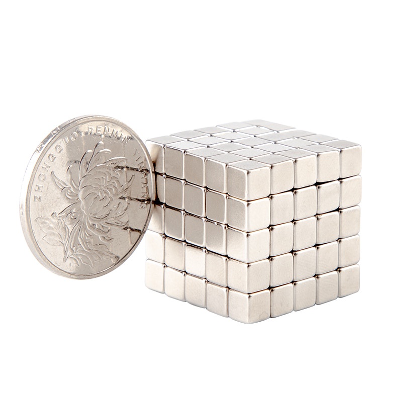 Strong Neodymium Magnet NdFeB N35 5x5x5mm 20 PCS--Taffware