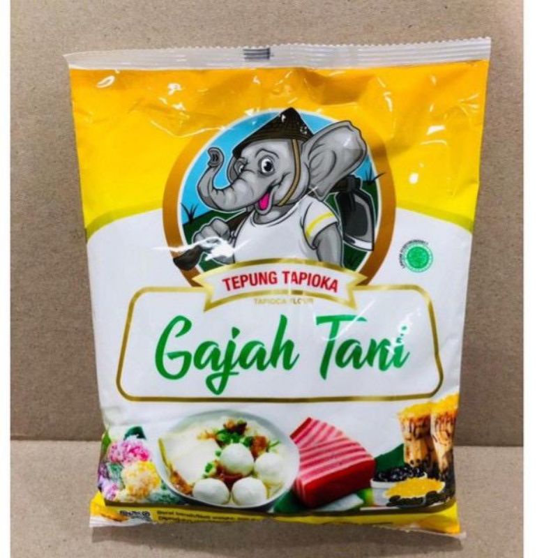 

TEPUNG TAPIOKA GAJAH TANI / TAPIOCA FLOUR 500GRAM