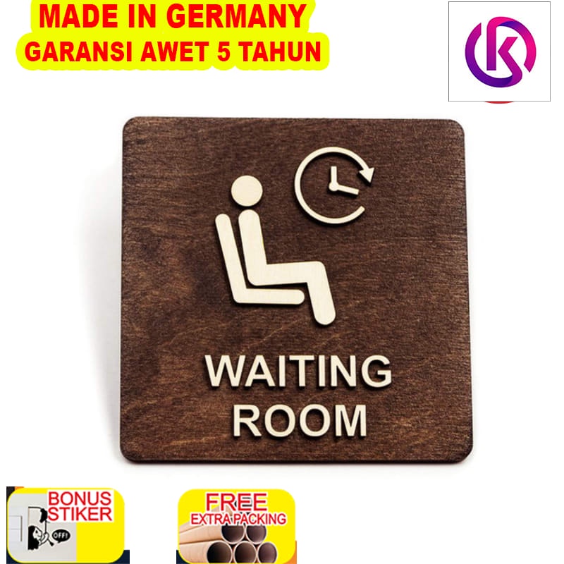 

Promo Sign Board Waiting Room Kayu | Sign kayu Ruang Tunggu