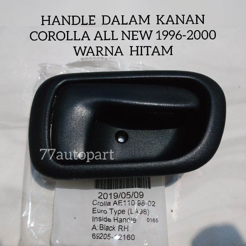 Handle pintu dalam corolla all new 1996 2000 kanan hitam