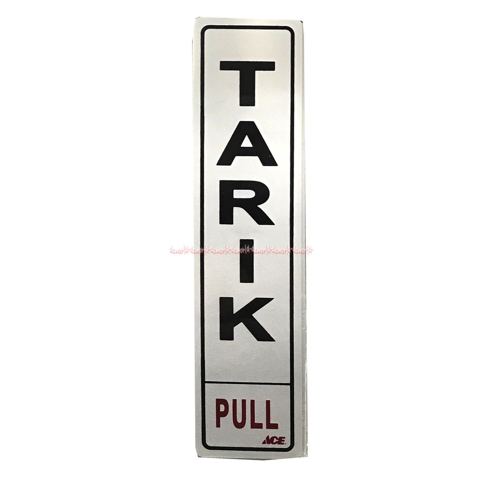 

Stiker Tarik Full Pull Sticker Tariks Pulls Arahan Petunjuk Sticker Perintah Mudah Diaplikasikan Pada Kaca Metal Aluminium Silver