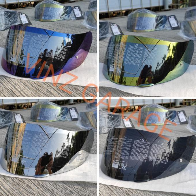 Harga Promo Visor Agv K3Sv K1 K5S Grade Oem - Red Gold Embos