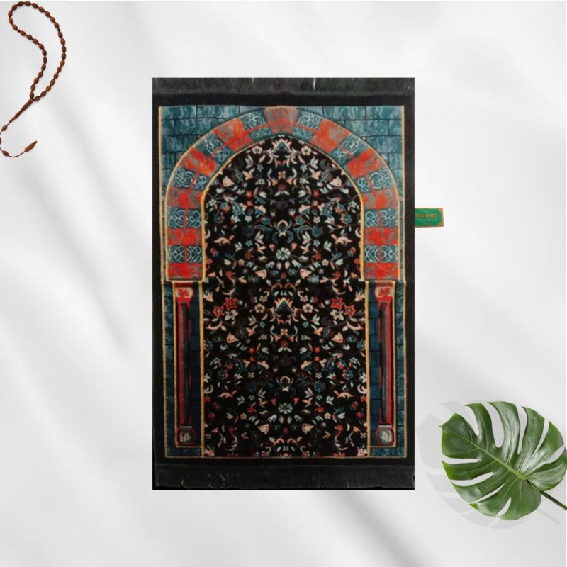 TERBAIK! SAJADAH TURKI PREMIUM MOTIF RAWDAH UK 70x110cm MERK RASHID ANAK BRAND WADIMOR SAJADAH ANAK REMAJA DEWASA TERMURAH MERIAH BESAR SEGALA UMUR MINI KECIL JUMBO TRAVEL HAJI UMROH PERLENGKAPAN SHALAT SOLAT SALAT