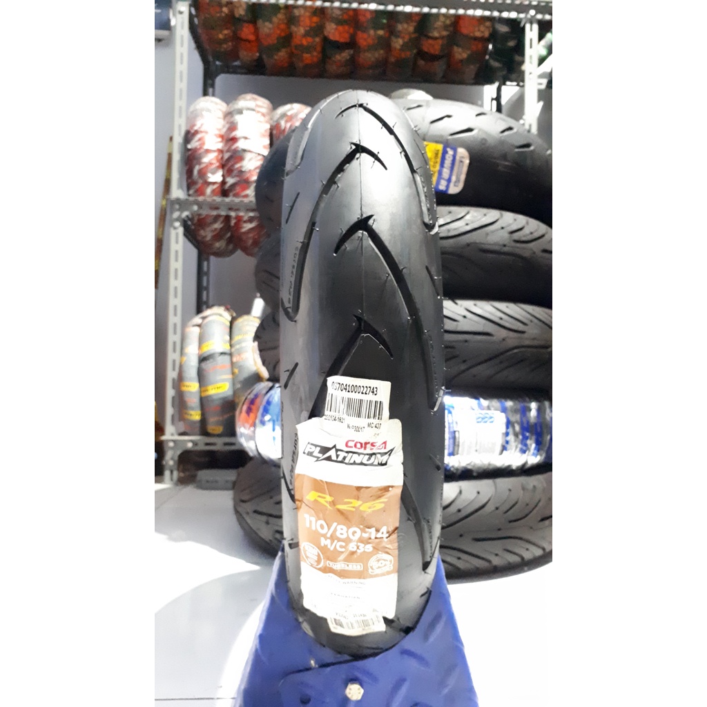 Ban CORSA Platinum R26 110.80.14 Ban Harian Motor Metic Beat Vario Xride dll NOT Maxxis Mizzle