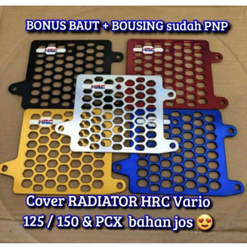 Cover Tutup Radiator PCX Vario 125 Vario 150 CNC