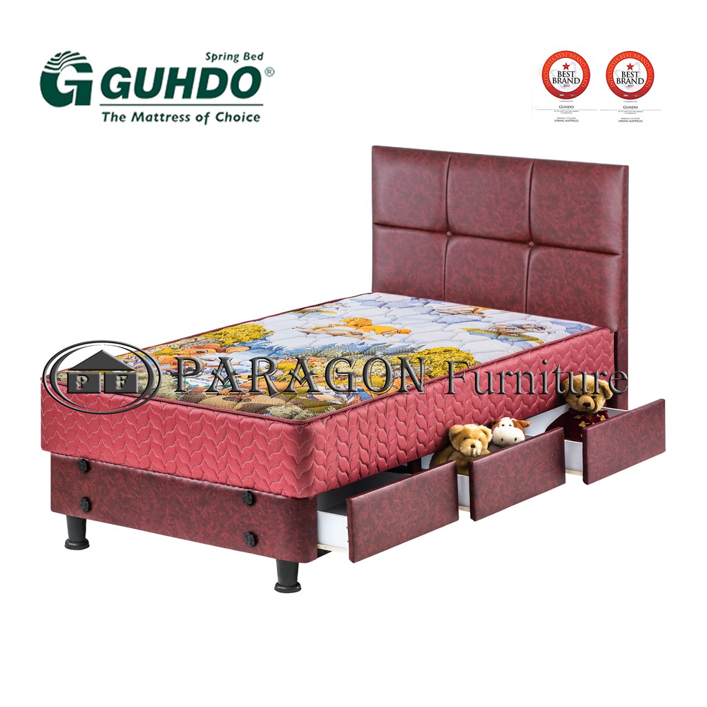 Spring bed Laci HK 100x200 HB Caserta - Full set Guhdo