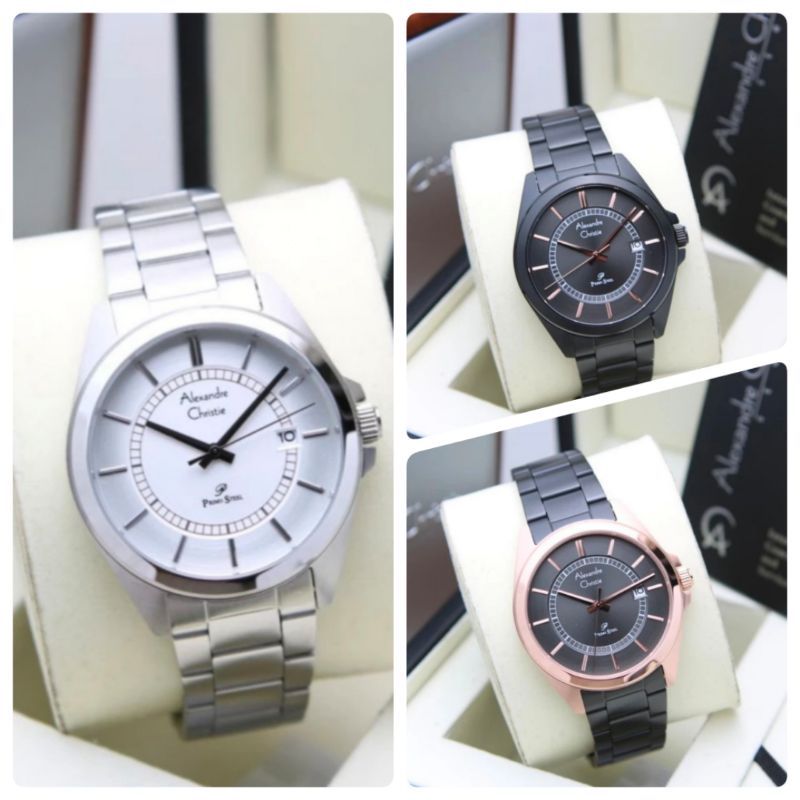 JAM TANGAN ALEXANDRE CHRISTIE PRIA AC 1033 1033 AC1033 ORIGINAL