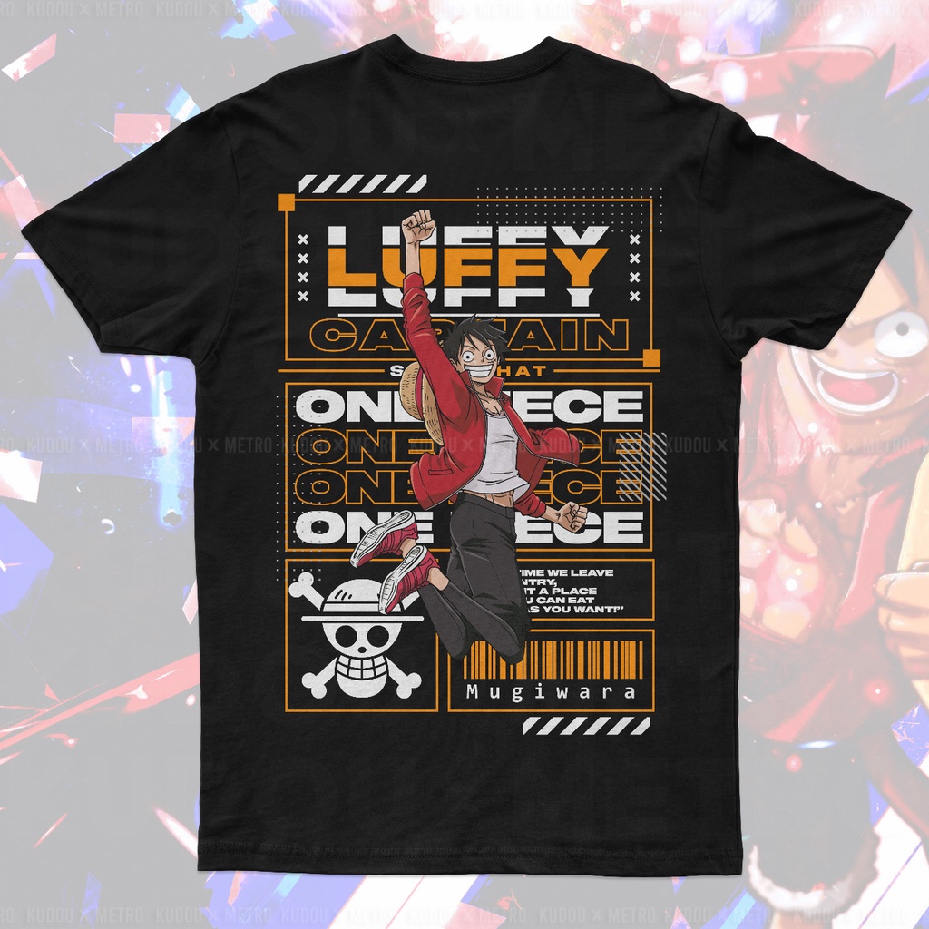 Kaos Luffy Ultimate Casual Anime Manga One Piece Premium Unisex