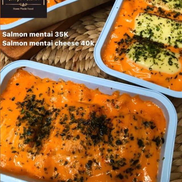 

Salmon mentai cheese