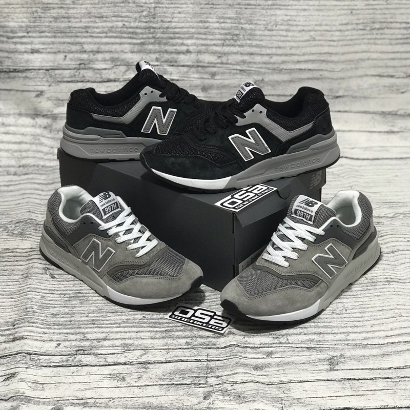 Sepatu Pria 997h  Marblehead Grey / Black White