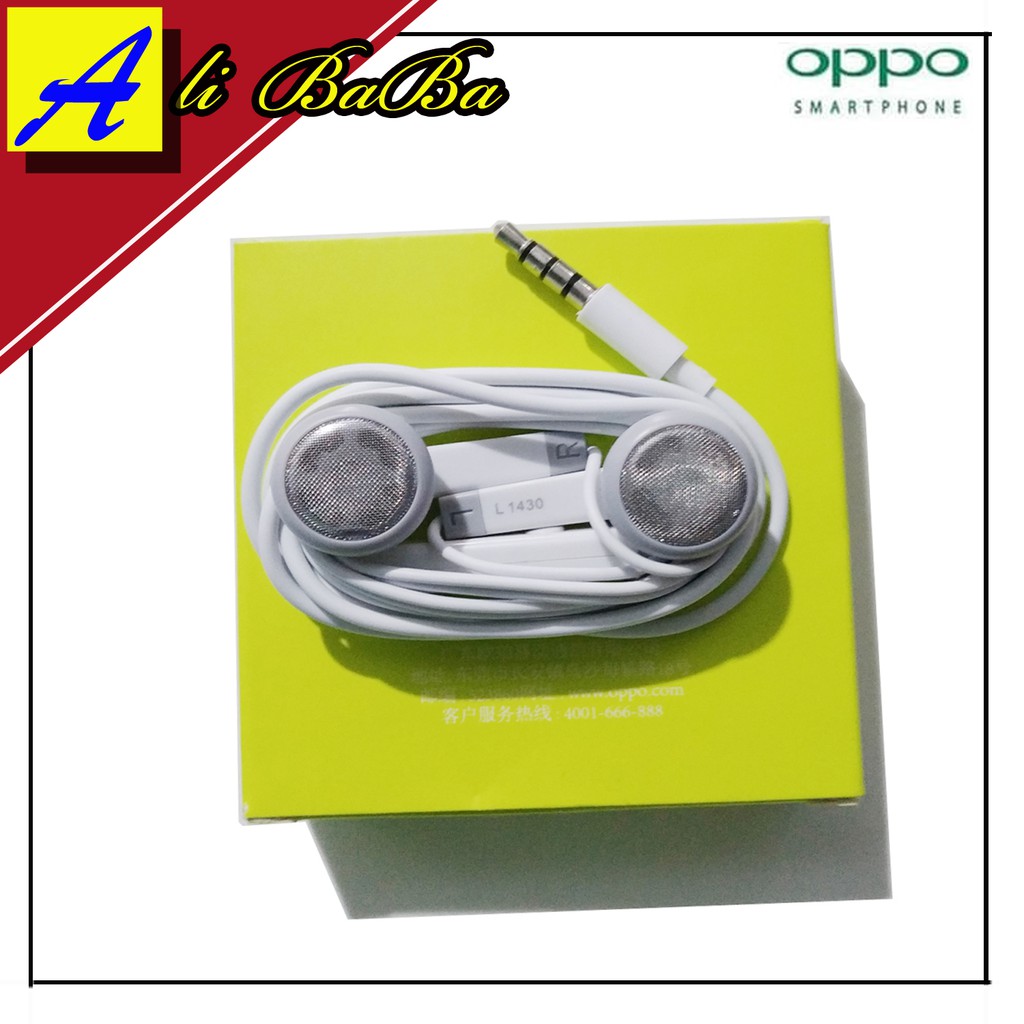 Headset Handphone Oppo Classic Non Karet Oppo F1 F3 F5 Find 7 Headset Oppo F1 Earphone Oppo F7