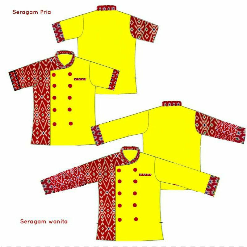 Baju koki | Seragam Chef | Seragam Kerja Cuztom