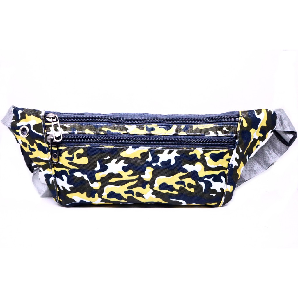 Tas Selempang Pria dan Wanita Loreng / Sling Bag Pria Wanita model Loreng / Tas Pria dan Wanita / Selempang Pria Wanita - 453