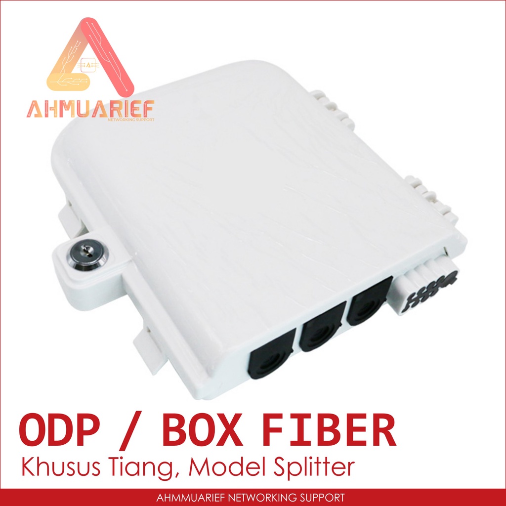 Mini ODP FDB 8 Core Tiang Model Splitter Adapter Pigtail Fiber Optic Optical Distribution Point Box