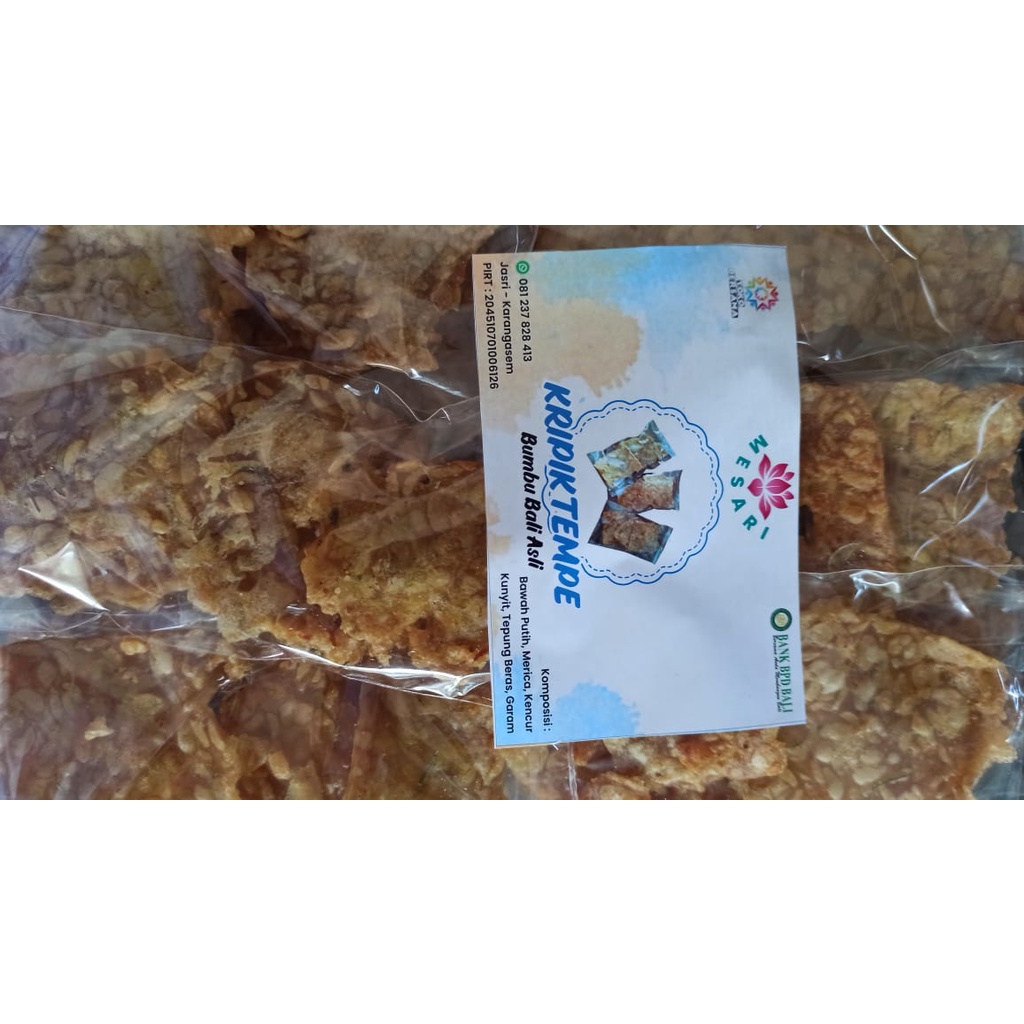 

Kripik Tempe garing renyah gurih