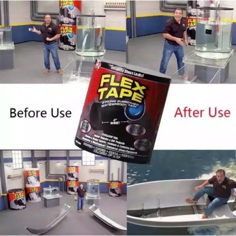 Flex Tape Lakban Super Kuat Anti Bocor Anti Air Magic Tape