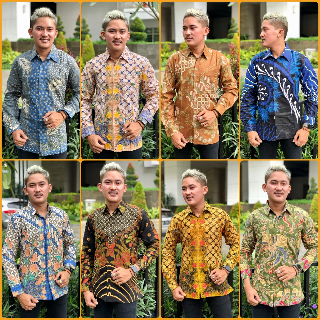 Terbaru 2021 batik premium Batik Usman Kemeja Batik Pria Full Furing Bahan Katun Pekalongan