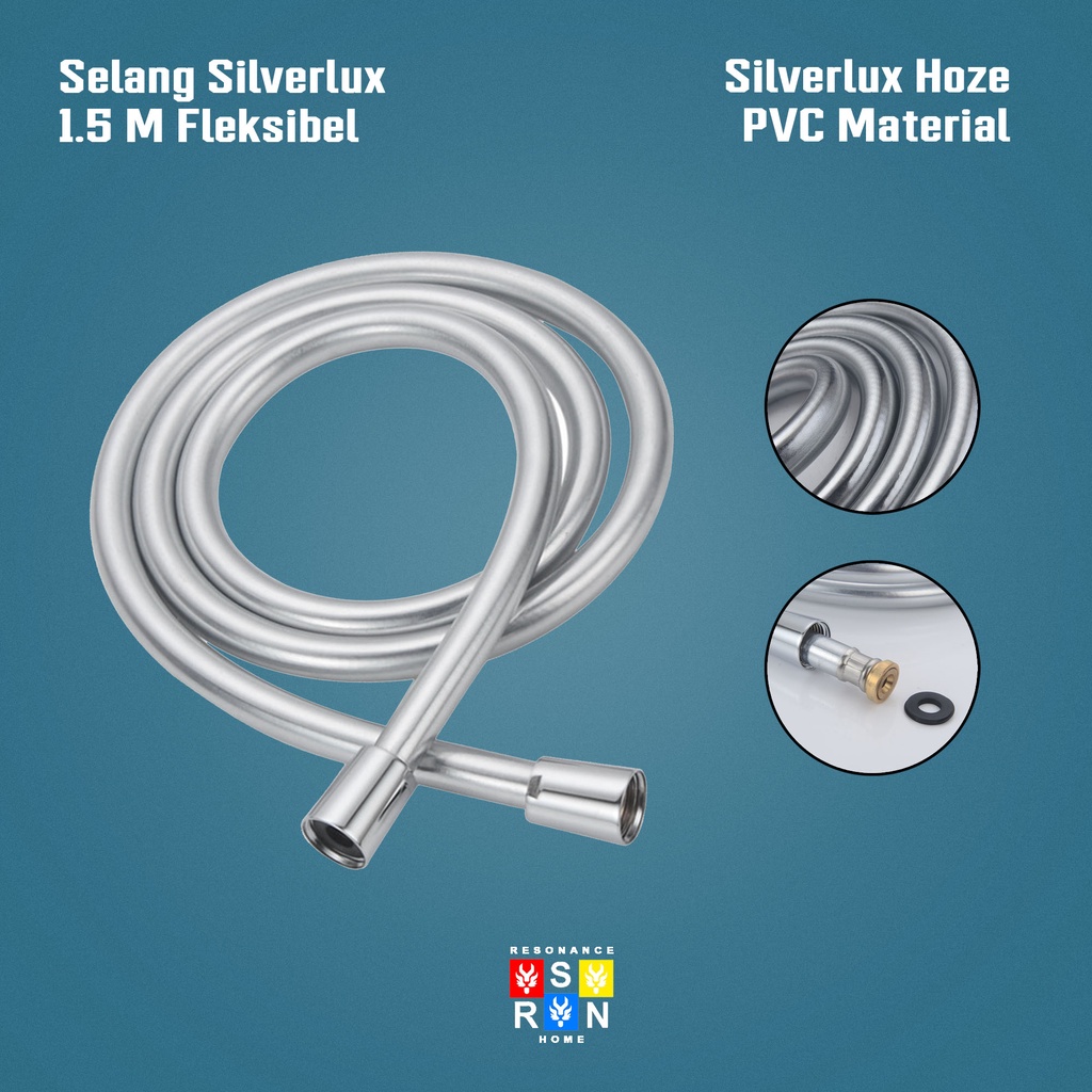 Selang Silverlux 150cm / 1.5m / Flexible Silverlux Hose Resonance Home