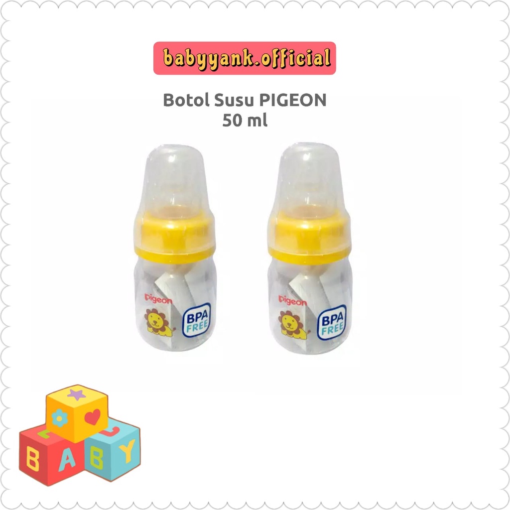 ♥BabyYank♥ PIGEON BOTOL SUSU 240ML 120ML 50ML - PIGEON BOTOL PP RP PERISTALTIC MM