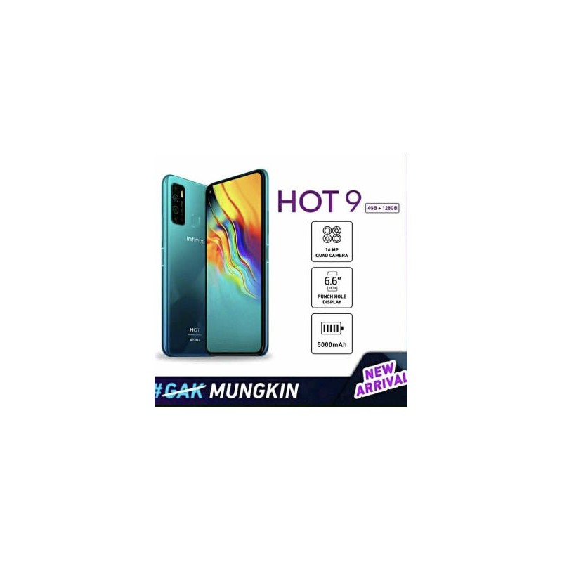 Infinix Hot 9 Ram 4 Rom 128GB Handphone Second