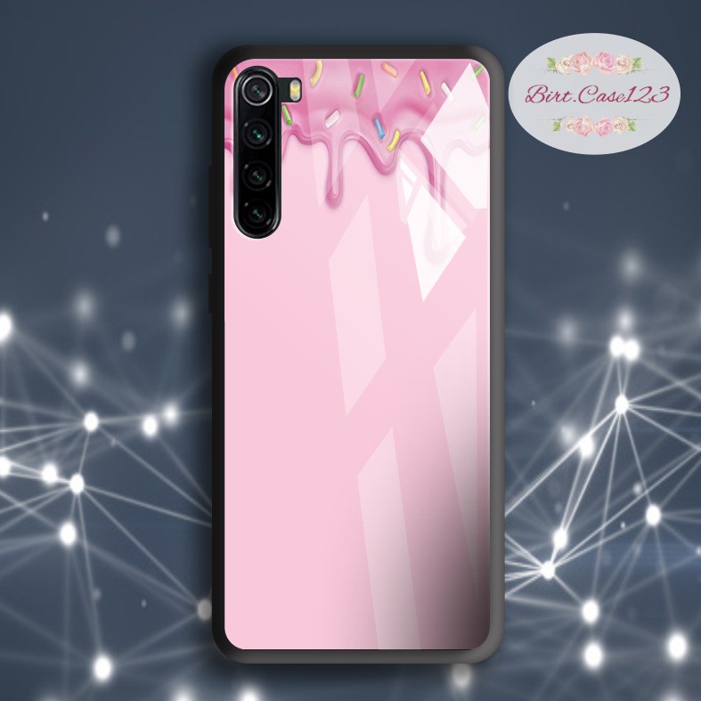 casing softcase silikon Gambar ice cream back case glass iphone 5g 6g 6g+7g 7g+ 8g 8g+ x xr xs etc