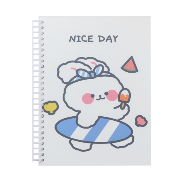 

J2 - Buku diary kotak kecil B5 cute animal