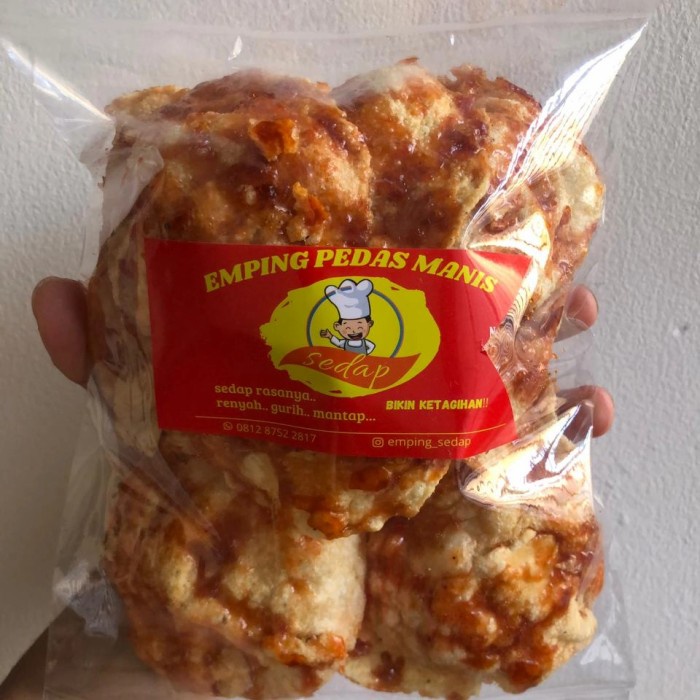 

TERBARU Emping Pedas Manis Balado/ Keripik Emping Balado BIG PACKAGING - 180gr, Polos