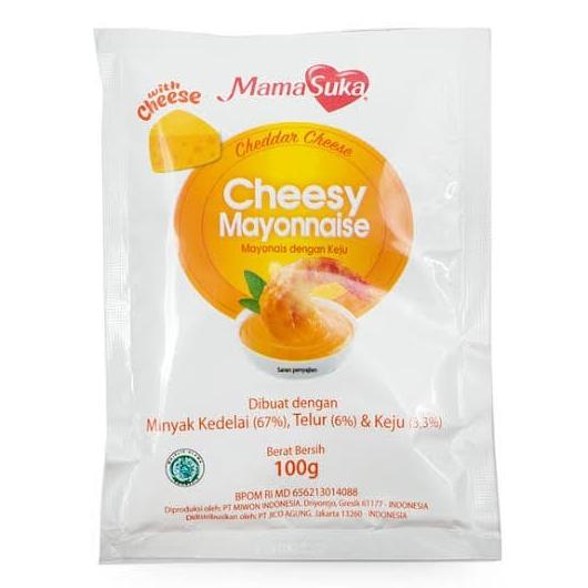 

Big Sale MamaSuka Chessy Mayonnaise with Cheddar Cheese 100 gram Big Sale