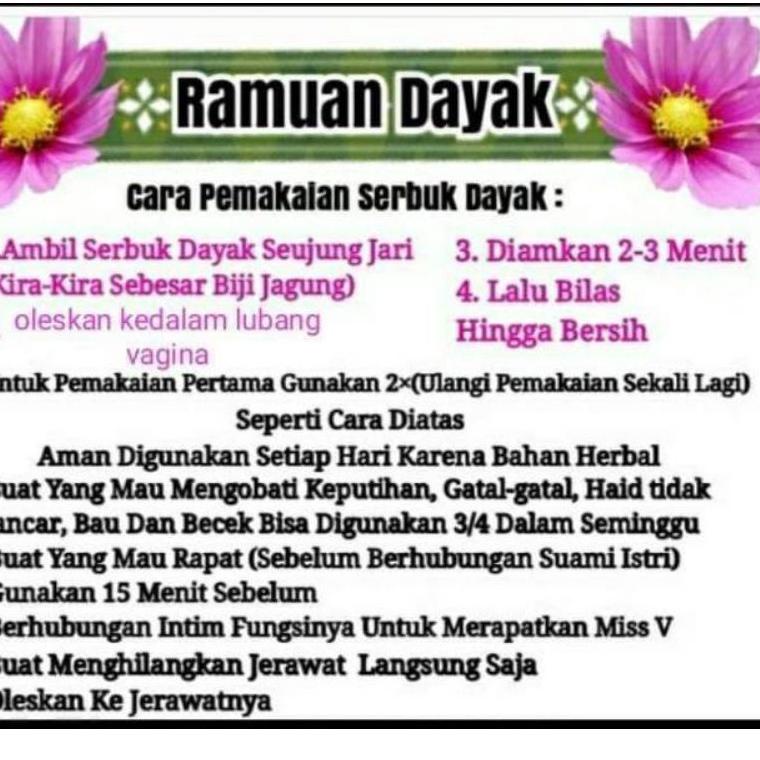 

ラ Ramuan Dayak Herbal Kalimantan っ