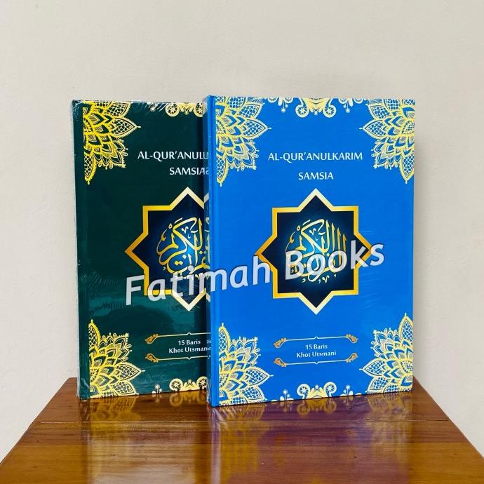 

Alquran Samsia Besar Ukuran A4, Alquran Mushaf Khat Utsmani 15 baris