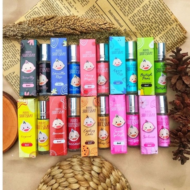 Parfum Bayi Roll On Parfum Anak Wangi Tahan Lama Parfum Switsbaby  ROLL ON 6 ML NON ALKOHOL Parfum Zwitsal Baby 6ml