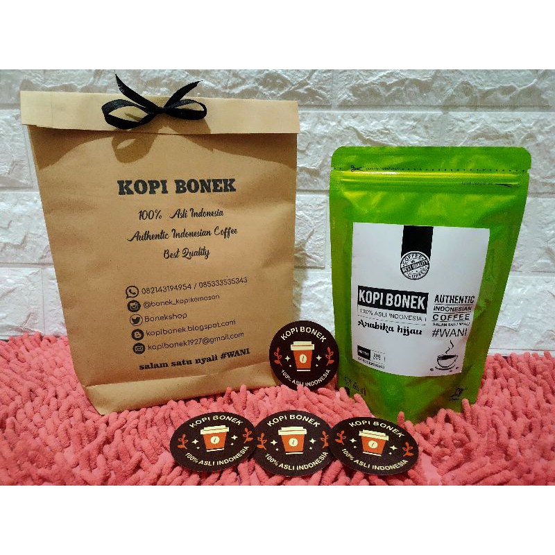 

Kopi Bonek Arabika Hijau