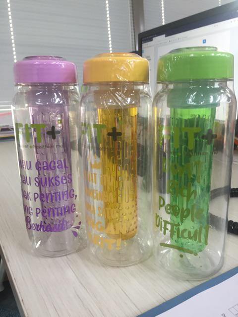 Fit + Bottle Botol Fit Plus Botol Infused Water