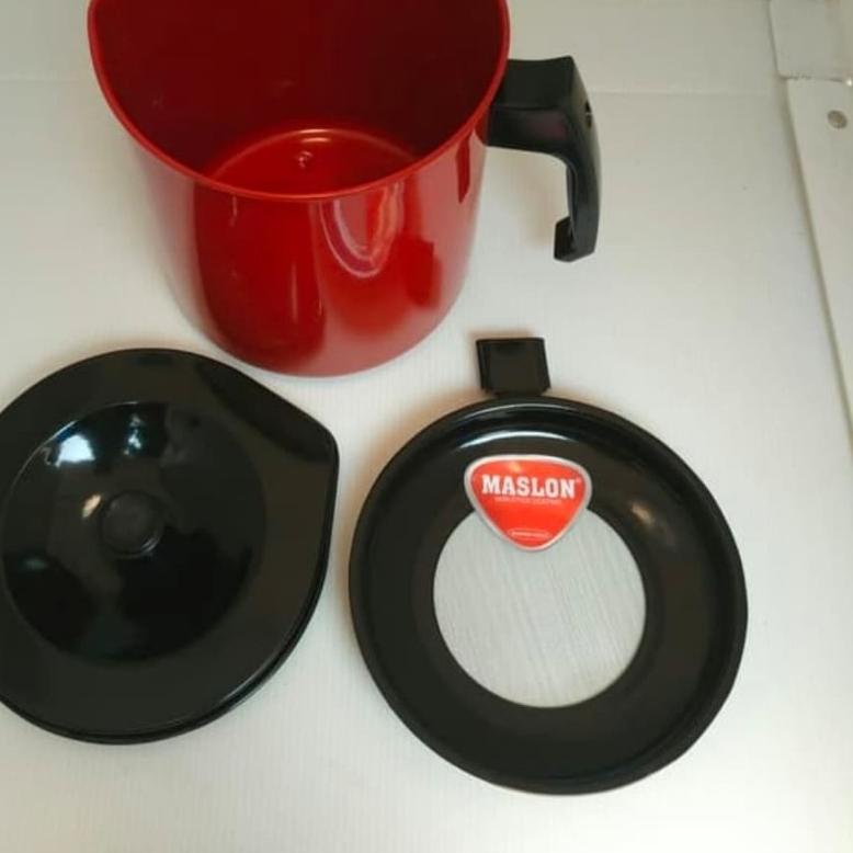 ☟ TEMPAT MINYAK MASPION / OIL POT + SARINGAN ✪