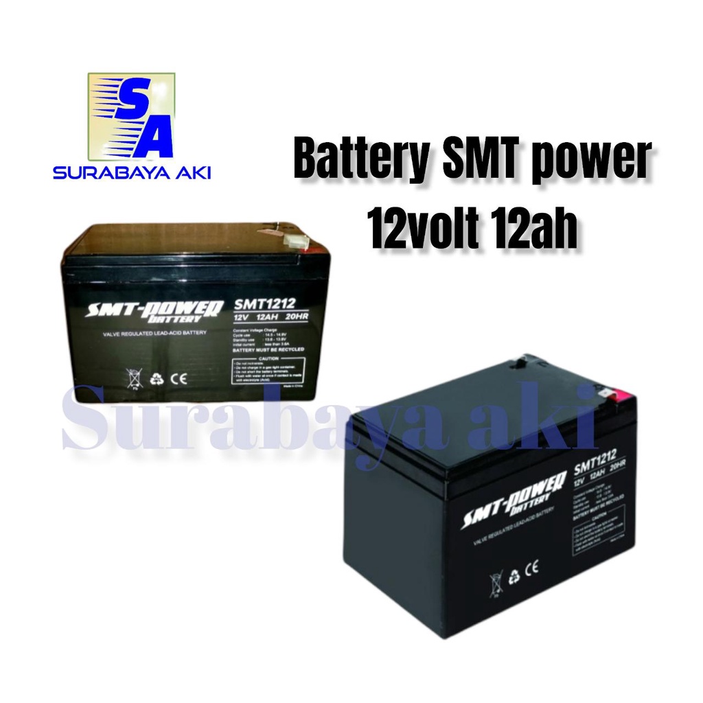 SMT 12AH AKI UPS SPRAYER ELEKTRIK MOBIL MAINAN SMT POWER 12V 12AH