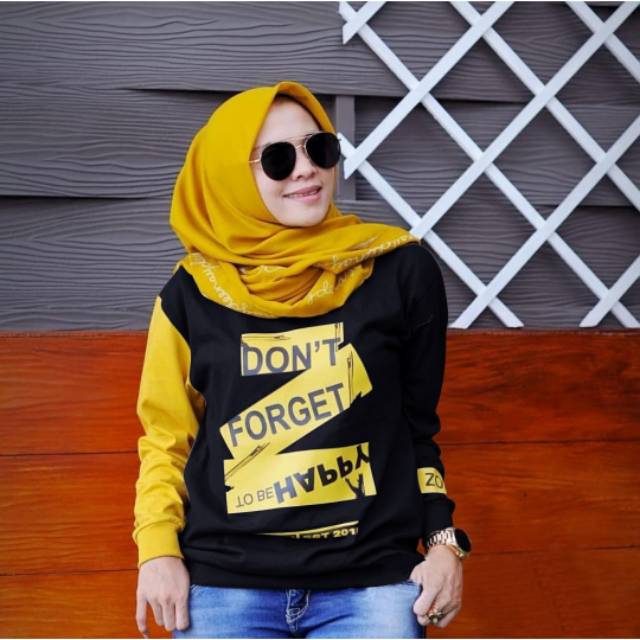 XC - Atasan Dont / Baju Wanita Lengan Panjang / Atasan Wanita Muslim /Atasan Don't