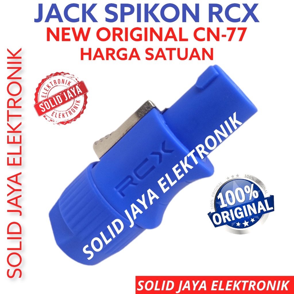 JACK SPIKON RCX CN-77 CN77 CN 77 JAK JEK JECK MALE AUDIO SPICON SPEACON KONEKTOR CONNECTOR AUDIO SOU