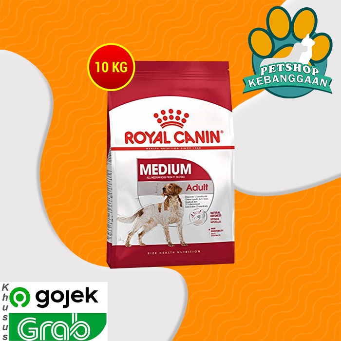 [GOSEND] Makanan Anjing Dewasa Royal Canin Medium Adult 10 kg Dogfood 10kg